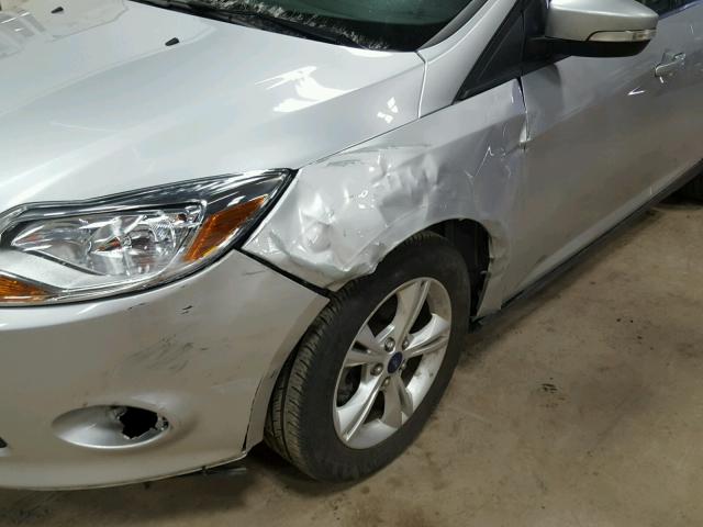 1FADP3F29EL448837 - 2014 FORD FOCUS SE GRAY photo 9