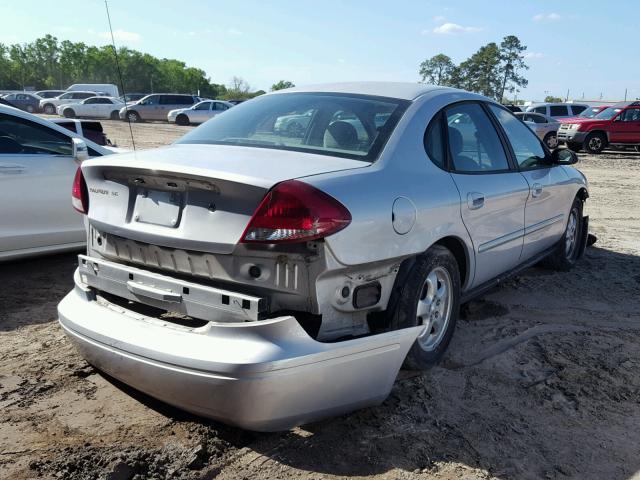 1FAFP53U76A148172 - 2006 FORD TAURUS SE SILVER photo 4