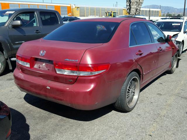 JHMCM56683C047286 - 2003 HONDA ACCORD EX MAROON photo 4