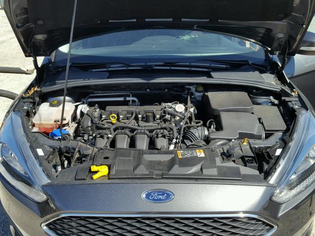 1FADP3K20GL355410 - 2016 FORD FOCUS SE GRAY photo 7