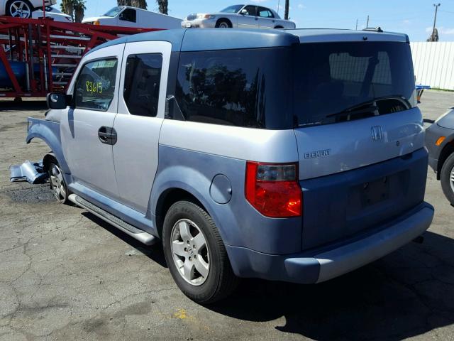 5J6YH28625L007340 - 2005 HONDA ELEMENT EX GRAY photo 3