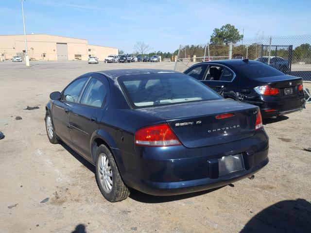 1C3EL46X42N287040 - 2002 CHRYSLER SEBRING LX BLACK photo 3