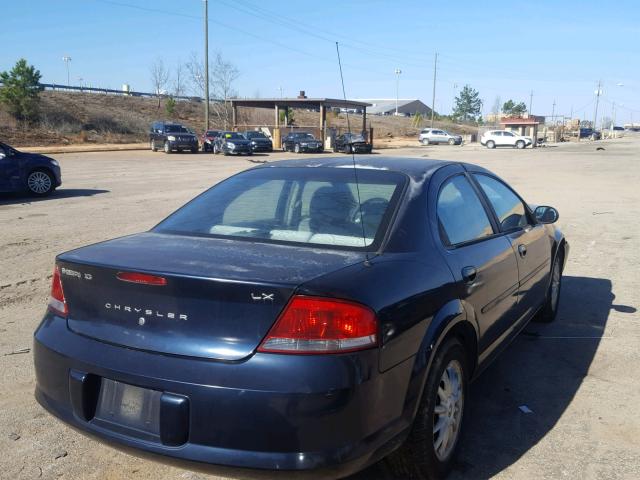 1C3EL46X42N287040 - 2002 CHRYSLER SEBRING LX BLACK photo 4