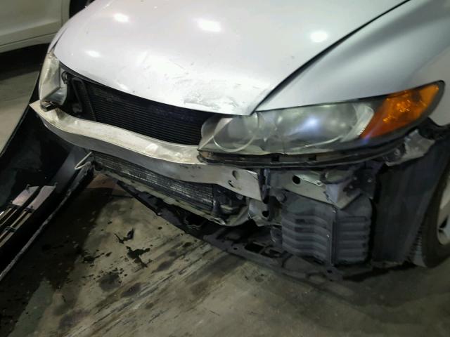 1HGFA16886L144978 - 2006 HONDA CIVIC EX SILVER photo 9