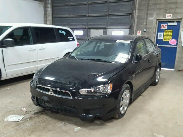 JA32U2FU4FU000229 - 2015 MITSUBISHI LANCER ES BLACK photo 2