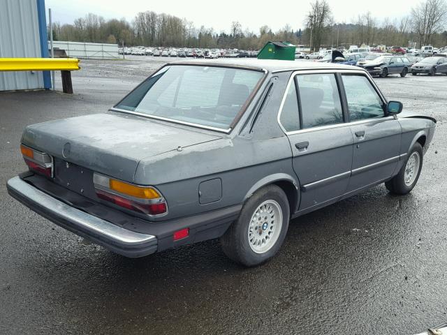 WBADB2401G0532933 - 1986 BMW 524 TD AUT GRAY photo 4