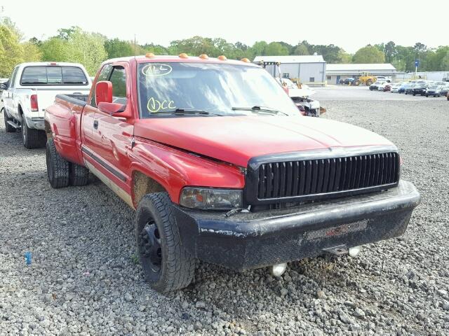 1B7MC3360YJ125175 - 2000 DODGE RAM 3500 RED photo 1