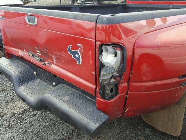 1B7MC3360YJ125175 - 2000 DODGE RAM 3500 RED photo 9