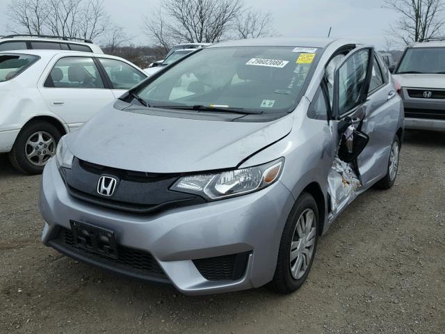 JHMGK5H52HS023901 - 2017 HONDA FIT LX GRAY photo 2