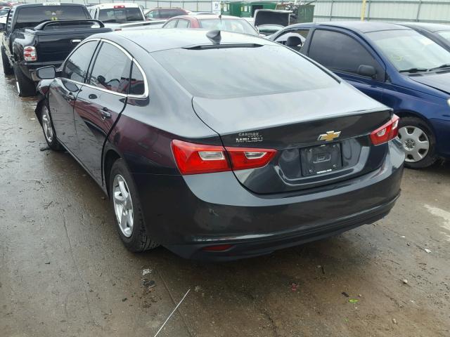 1G1ZB5ST0HF136216 - 2017 CHEVROLET MALIBU LS შავი ფოტო 3