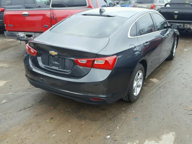 1G1ZB5ST0HF136216 - 2017 CHEVROLET MALIBU LS შავი ფოტო 4