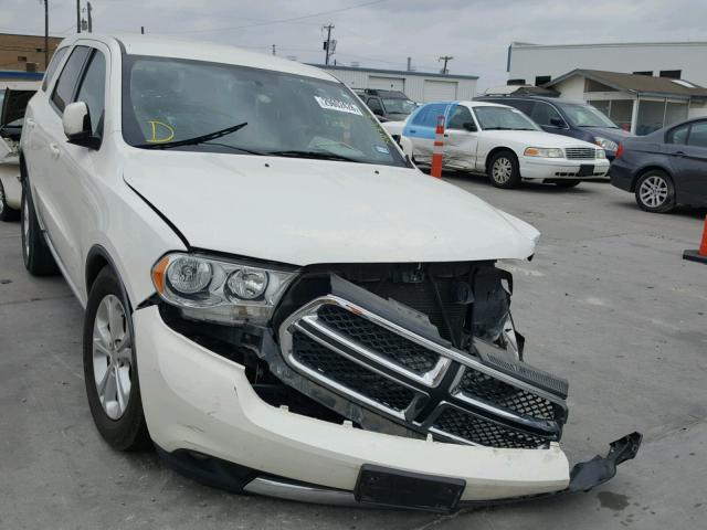 1C4RDHAG8CC206627 - 2012 DODGE DURANGO SX WHITE photo 1