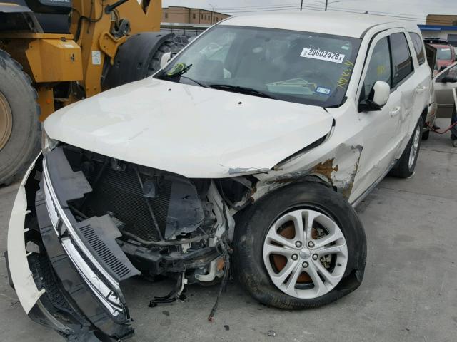 1C4RDHAG8CC206627 - 2012 DODGE DURANGO SX WHITE photo 2