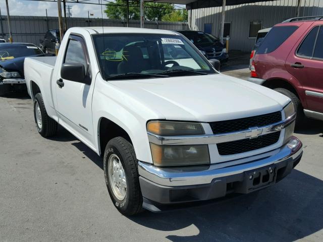 1GCCS148758178347 - 2005 CHEVROLET COLORADO WHITE photo 1