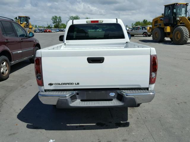 1GCCS148758178347 - 2005 CHEVROLET COLORADO WHITE photo 10