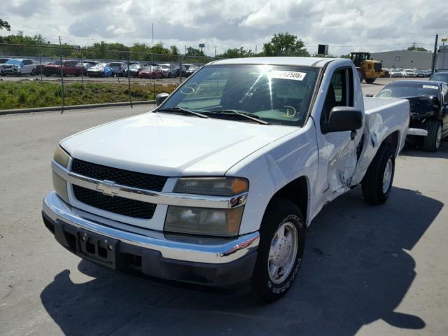 1GCCS148758178347 - 2005 CHEVROLET COLORADO WHITE photo 2