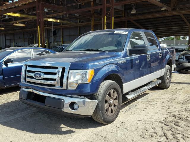 1FTFW1CF0BFA04225 - 2011 FORD F150 SUPER BLUE photo 2