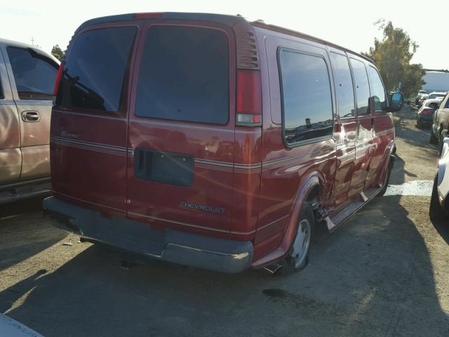 1GBFG15R2X1035392 - 1999 CHEVROLET EXPRESS G1 BURGUNDY photo 4