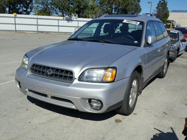 4S3BH686X46620936 - 2004 SUBARU LEGACY OUT SILVER photo 2