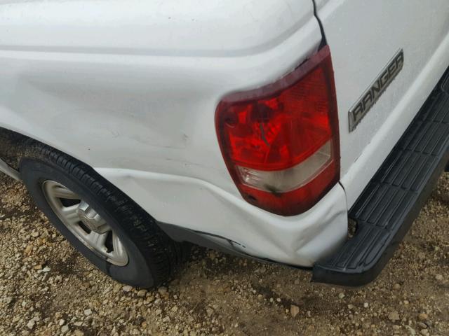 1FTKR1AD5APA61987 - 2010 FORD RANGER WHITE photo 9