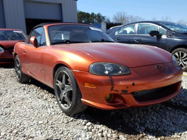 JM1NB354650413190 - 2005 MAZDA MX-5 MIATA ORANGE photo 1