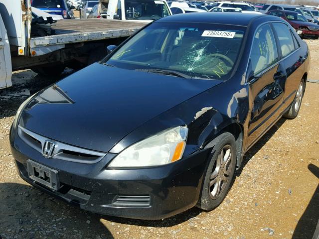 1HGCM55336A131882 - 2006 HONDA ACCORD SE BLACK photo 2