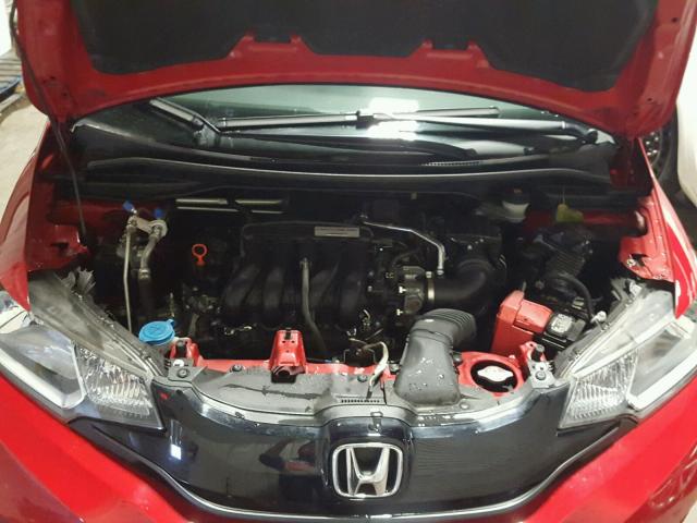 3HGGK5H54FM778914 - 2015 HONDA FIT LX RED photo 7