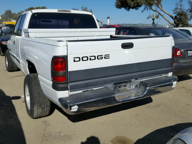 3B7HC13Z91G211723 - 2001 DODGE RAM 1500 WHITE photo 3