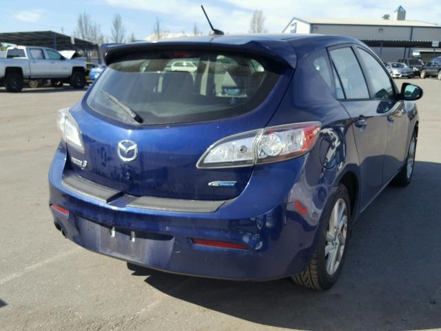 JM1BL1MP8D1783405 - 2013 MAZDA 3 I BLUE photo 4