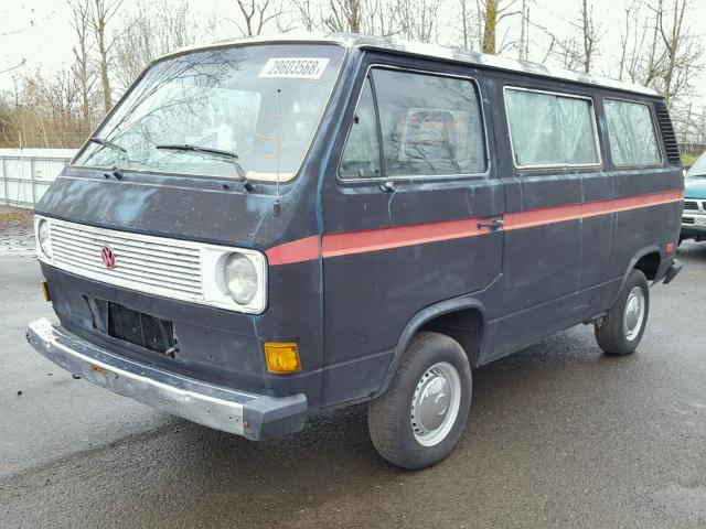 WV2YB0251FH034708 - 1985 VOLKSWAGEN VANAGON BU BLACK photo 2