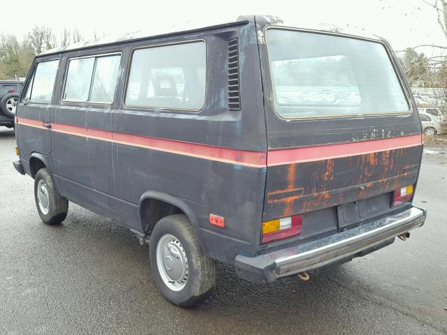 WV2YB0251FH034708 - 1985 VOLKSWAGEN VANAGON BU BLACK photo 3