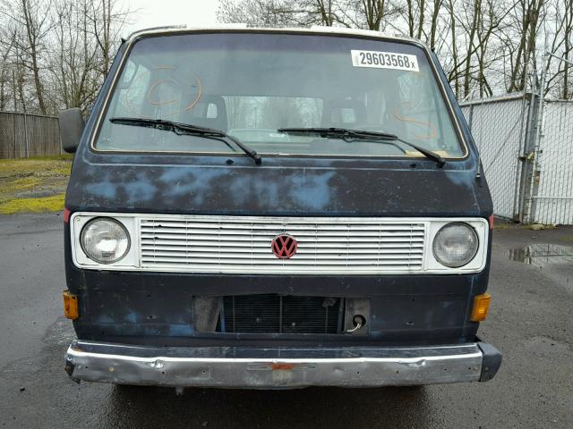 WV2YB0251FH034708 - 1985 VOLKSWAGEN VANAGON BU BLACK photo 9