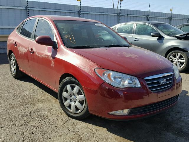 KMHDU46D37U165319 - 2007 HYUNDAI ELANTRA GL MAROON photo 1