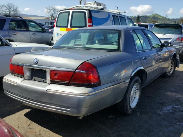 2MEFM75W1XX714122 - 1999 MERCURY GRAND MARQ GRAY photo 4