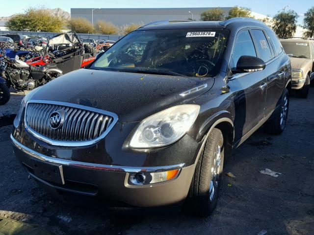 5GAKRBED0BJ374564 - 2011 BUICK ENCLAVE CX BLACK photo 2