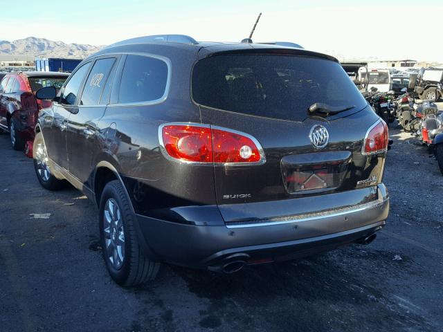 5GAKRBED0BJ374564 - 2011 BUICK ENCLAVE CX BLACK photo 3