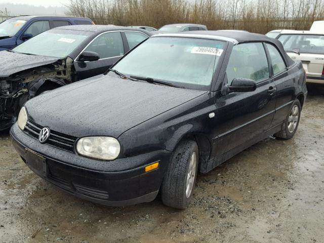 3VWDC21V71M812177 - 2001 VOLKSWAGEN CABRIO GLX 黑色 照片 2