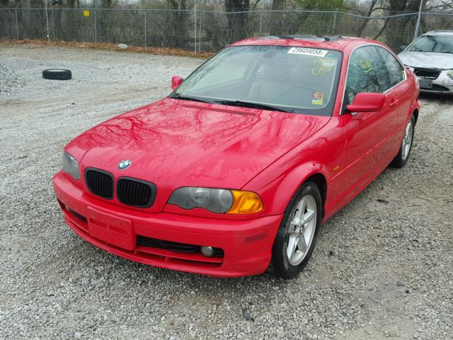 WBABM5343YJN93008 - 2000 BMW 328 CI RED photo 2