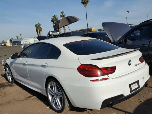 WBA6A0C59EDZ04683 - 2014 BMW 640 I WHITE photo 3