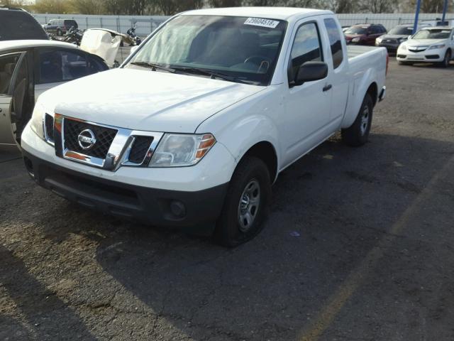 1N6BD0CT5DN712271 - 2013 NISSAN FRONTIER S WHITE photo 2