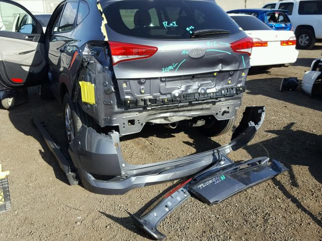 KM8J3CA2XGU135532 - 2016 HYUNDAI TUCSON LIM GRAY photo 9