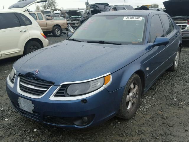 YS3ED49G373507767 - 2007 SAAB 9-5 2.3T BLUE photo 2