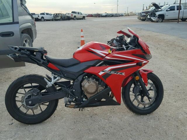 MLHPC4465H5400739 - 2017 HONDA CBR500 R RED photo 5