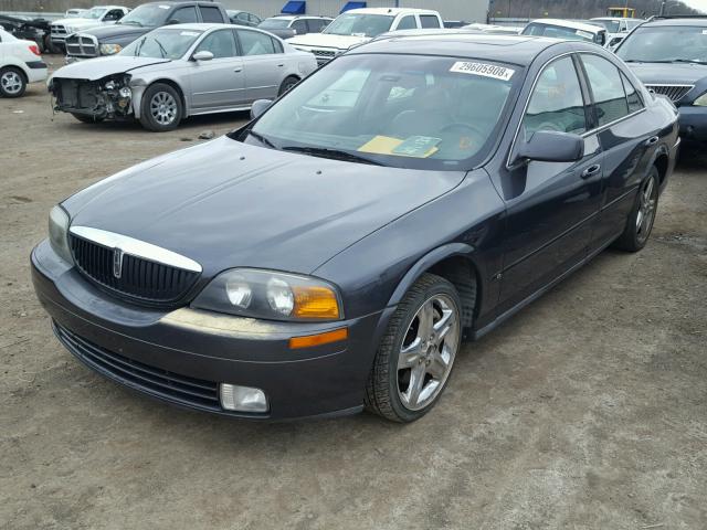 1LNHM87A11Y642083 - 2001 LINCOLN LS BLACK photo 2