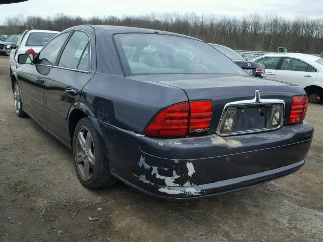 1LNHM87A11Y642083 - 2001 LINCOLN LS BLACK photo 3