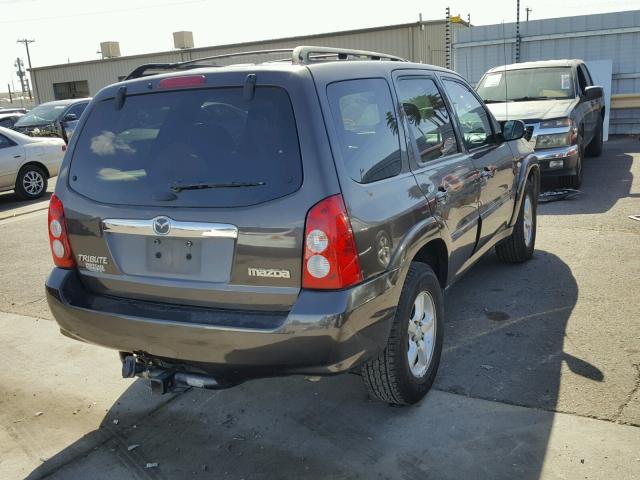 4F2CZ04106KM25060 - 2006 MAZDA TRIBUTE S BROWN photo 4