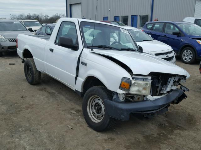 1FTYR10D77PA00791 - 2007 FORD RANGER WHITE photo 1