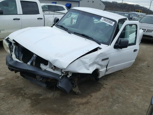 1FTYR10D77PA00791 - 2007 FORD RANGER WHITE photo 2