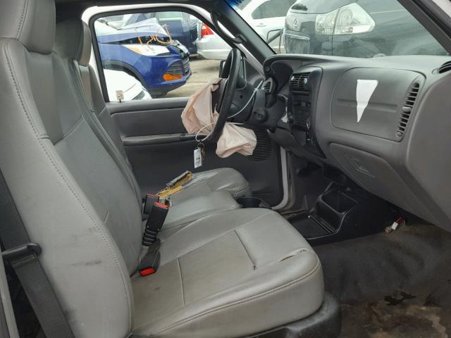 1FTYR10D77PA00791 - 2007 FORD RANGER WHITE photo 5