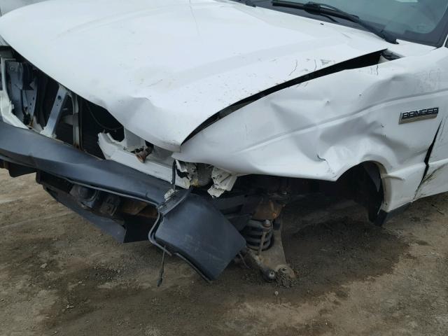 1FTYR10D77PA00791 - 2007 FORD RANGER WHITE photo 9